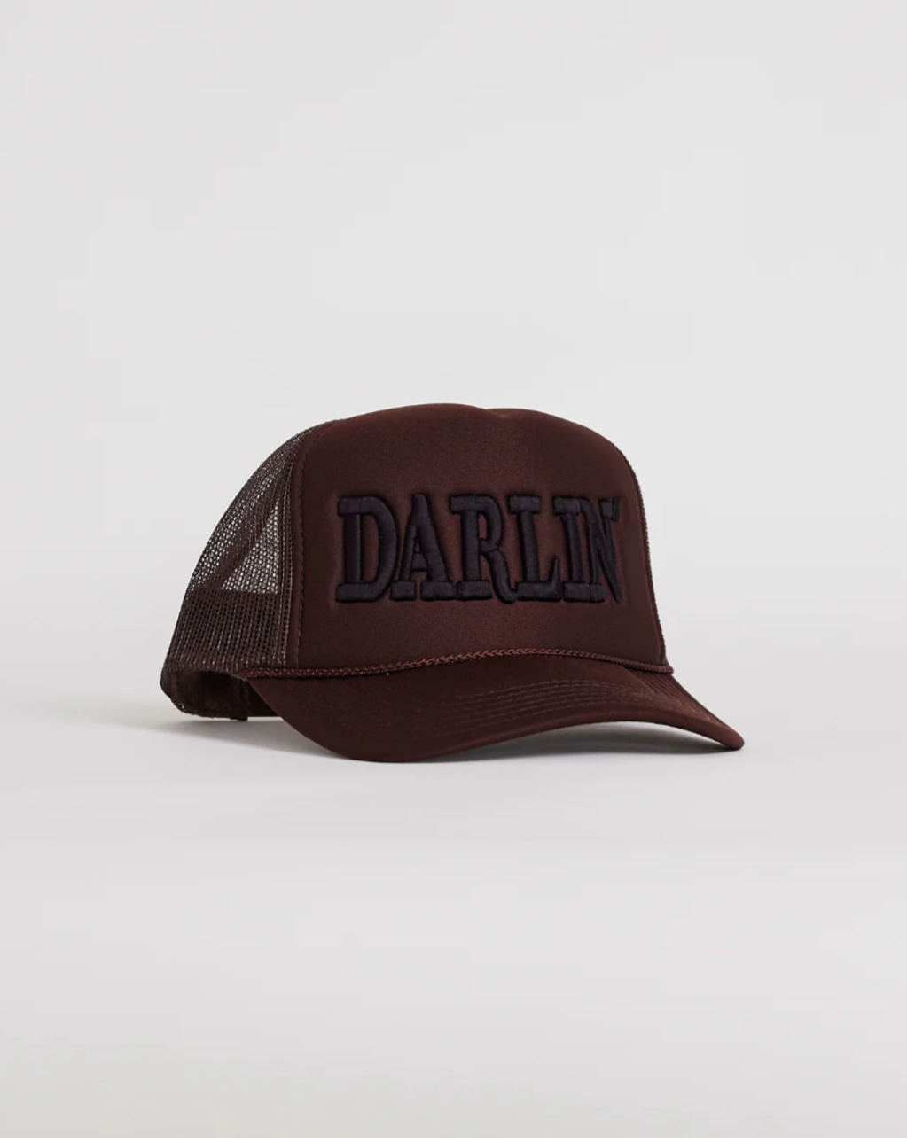 DARLIN'™ Brown Trucker Hat