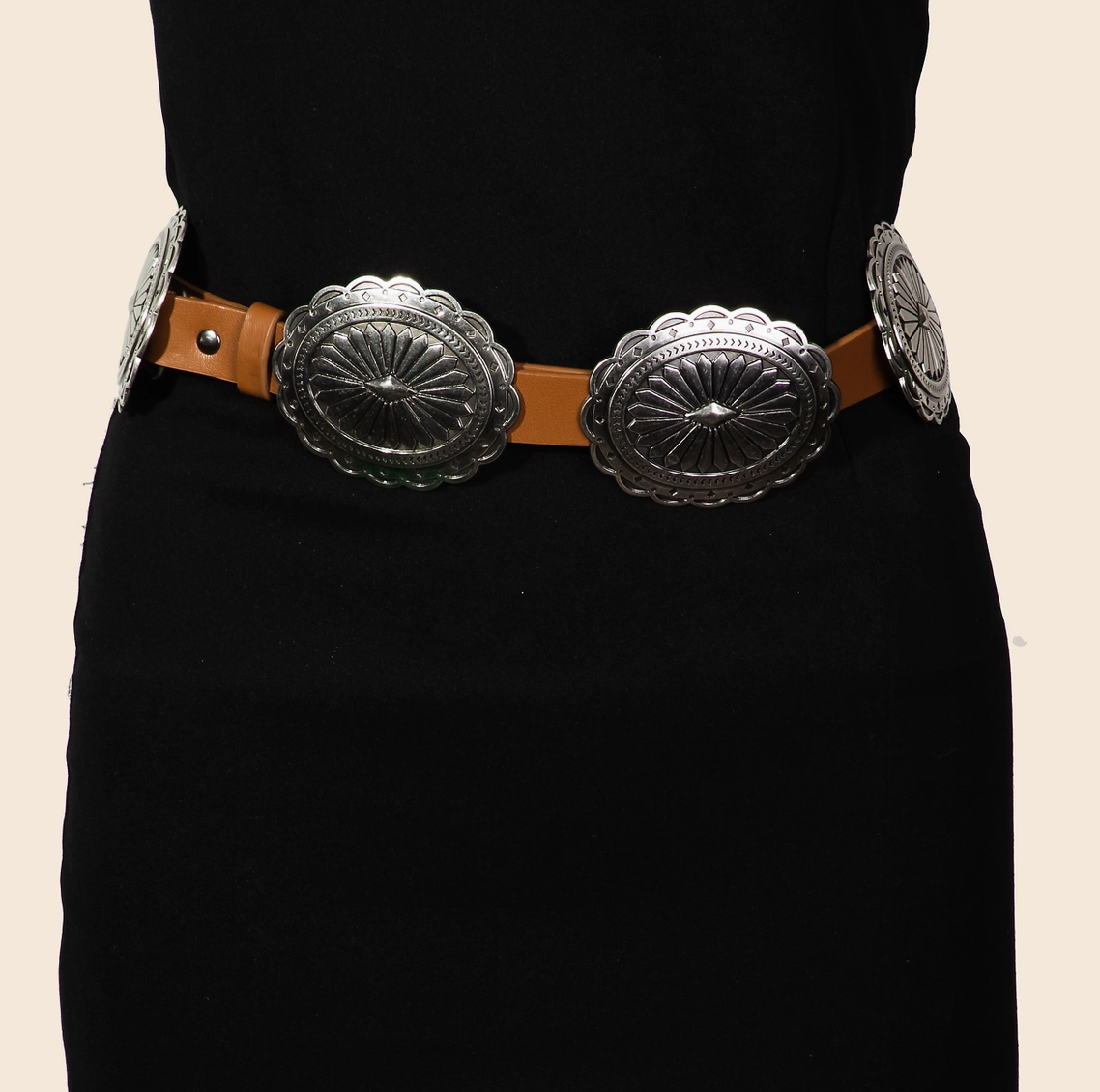 Large Concho Western Belt