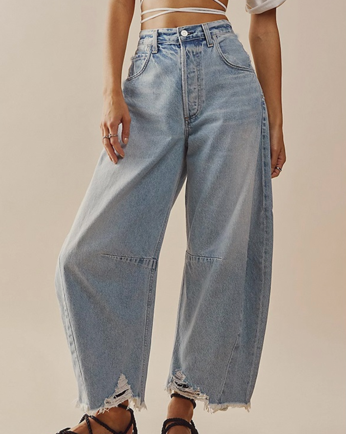 Barrel Leg Jeans