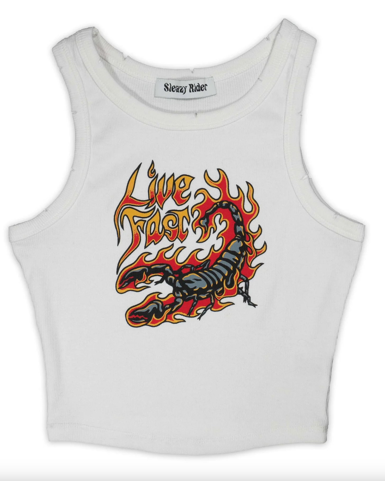 Live Fast Crop Tank