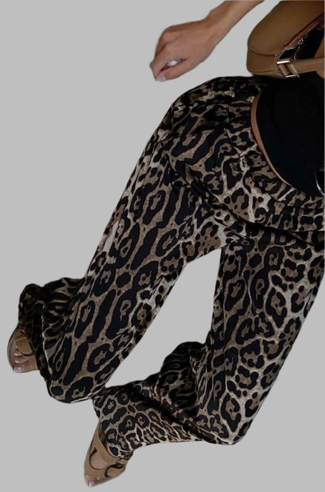 Leopard Wide Leg Pant