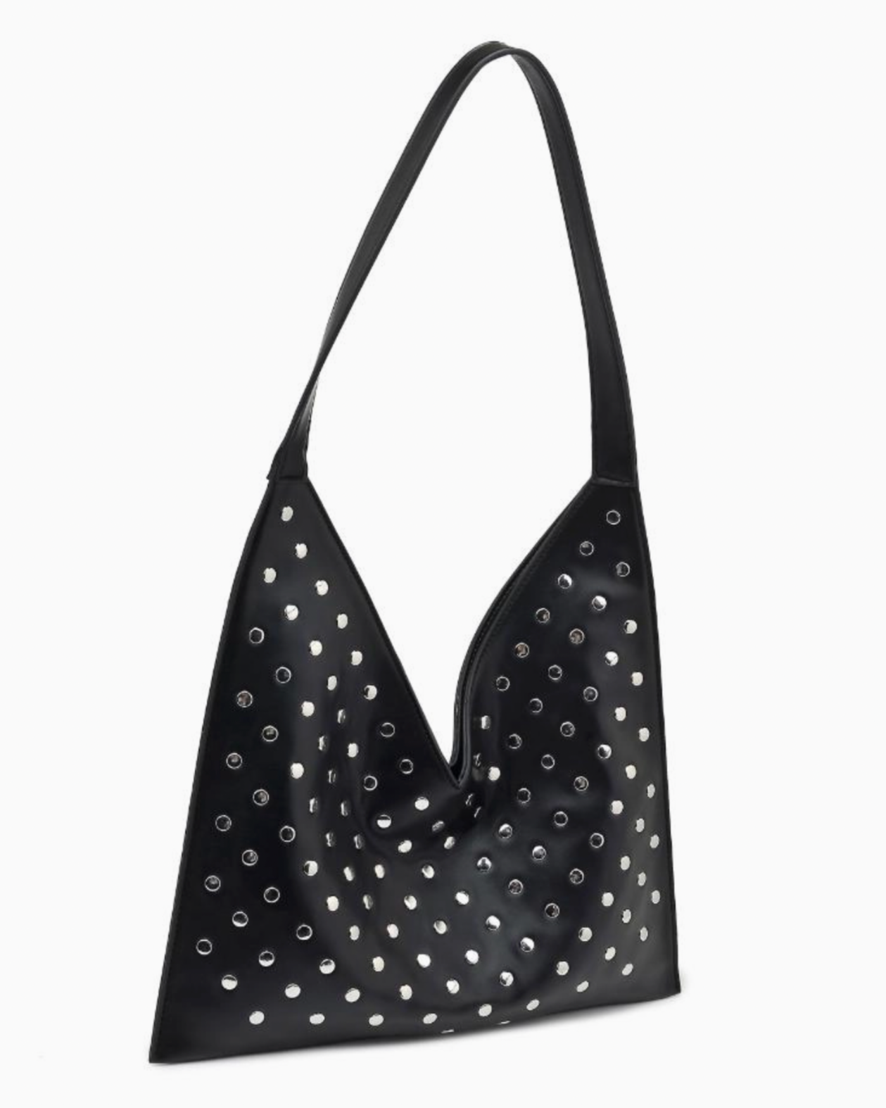 Tori Studded Hobo - Black