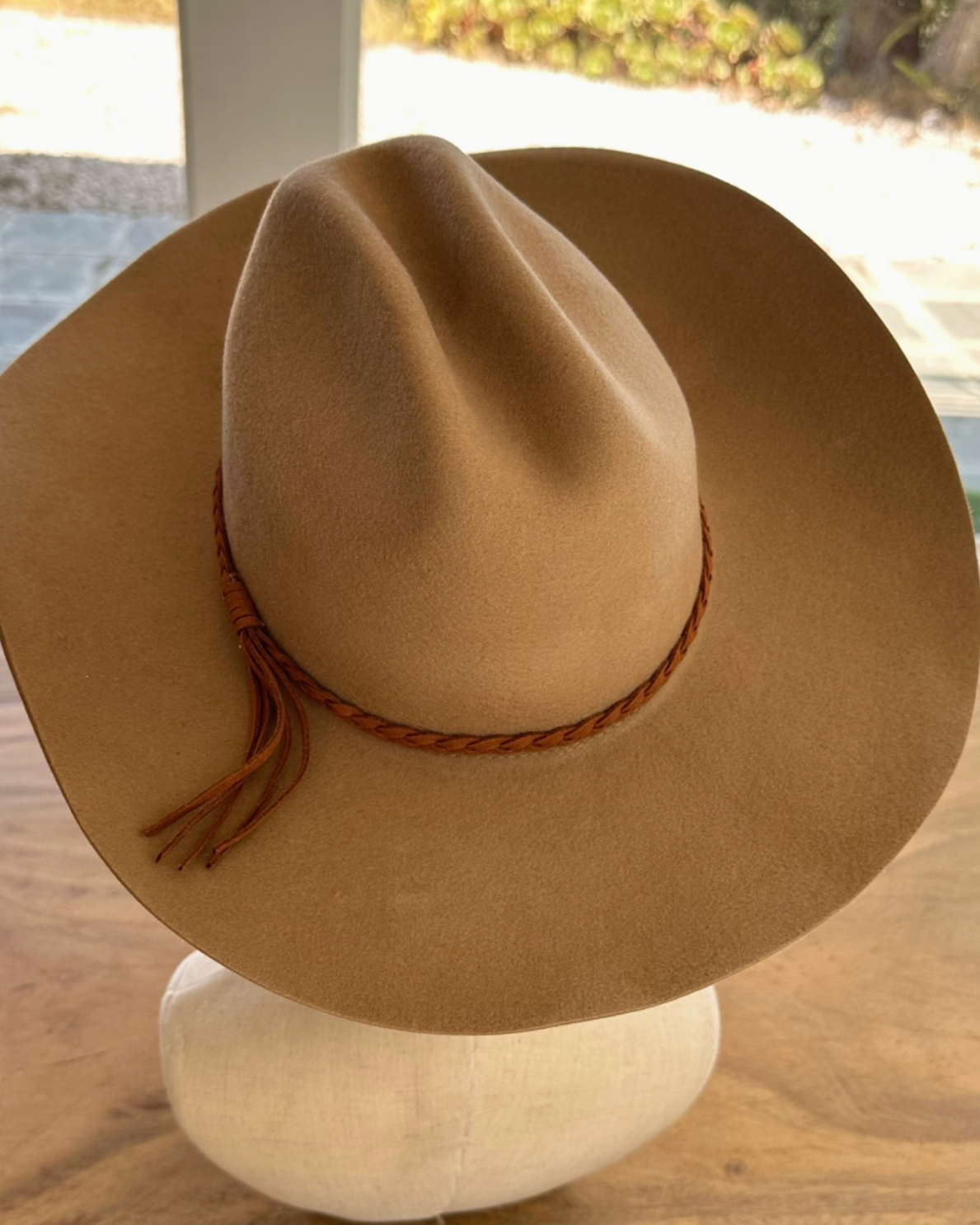 Braided Band Cattleman - Camel