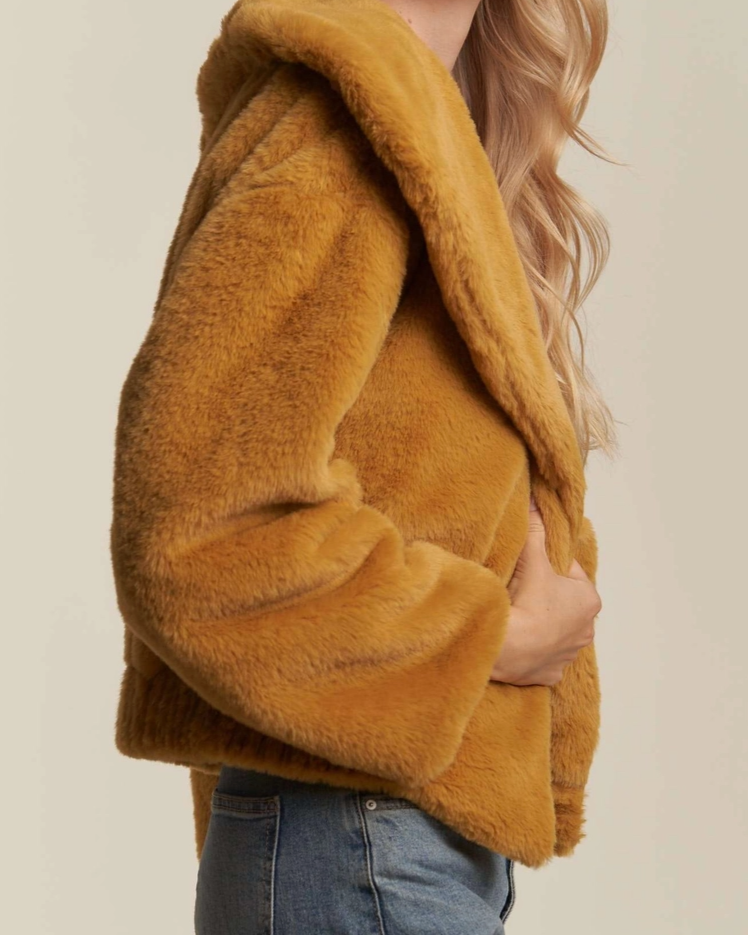 Golden Fur Jacket