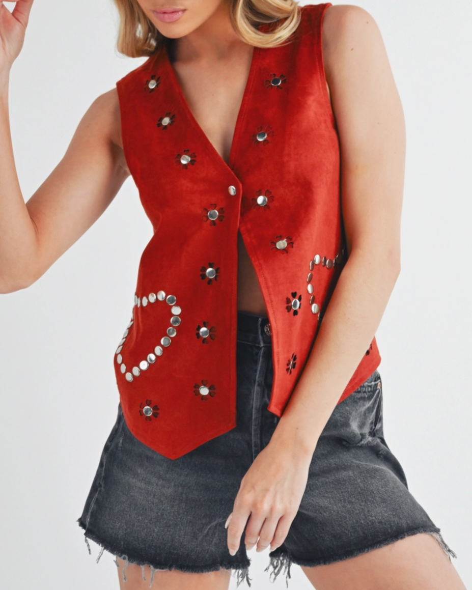 Lover Vest - Red