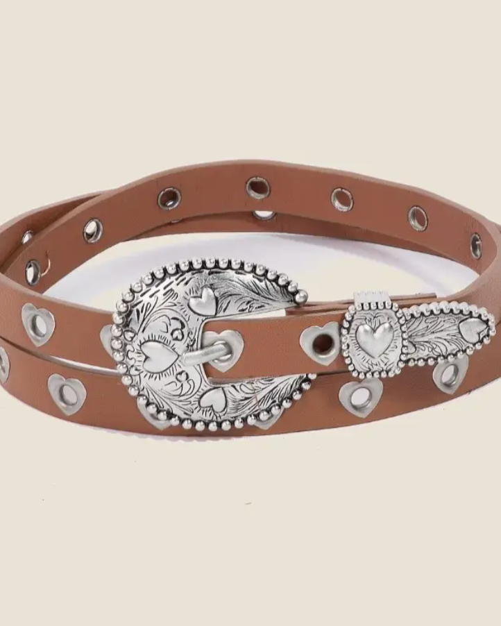 Heart Buckle Belt