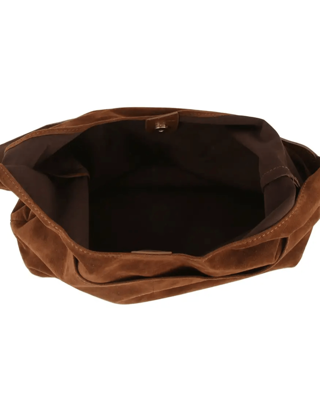 Suede Shoulder Bag - Burnout