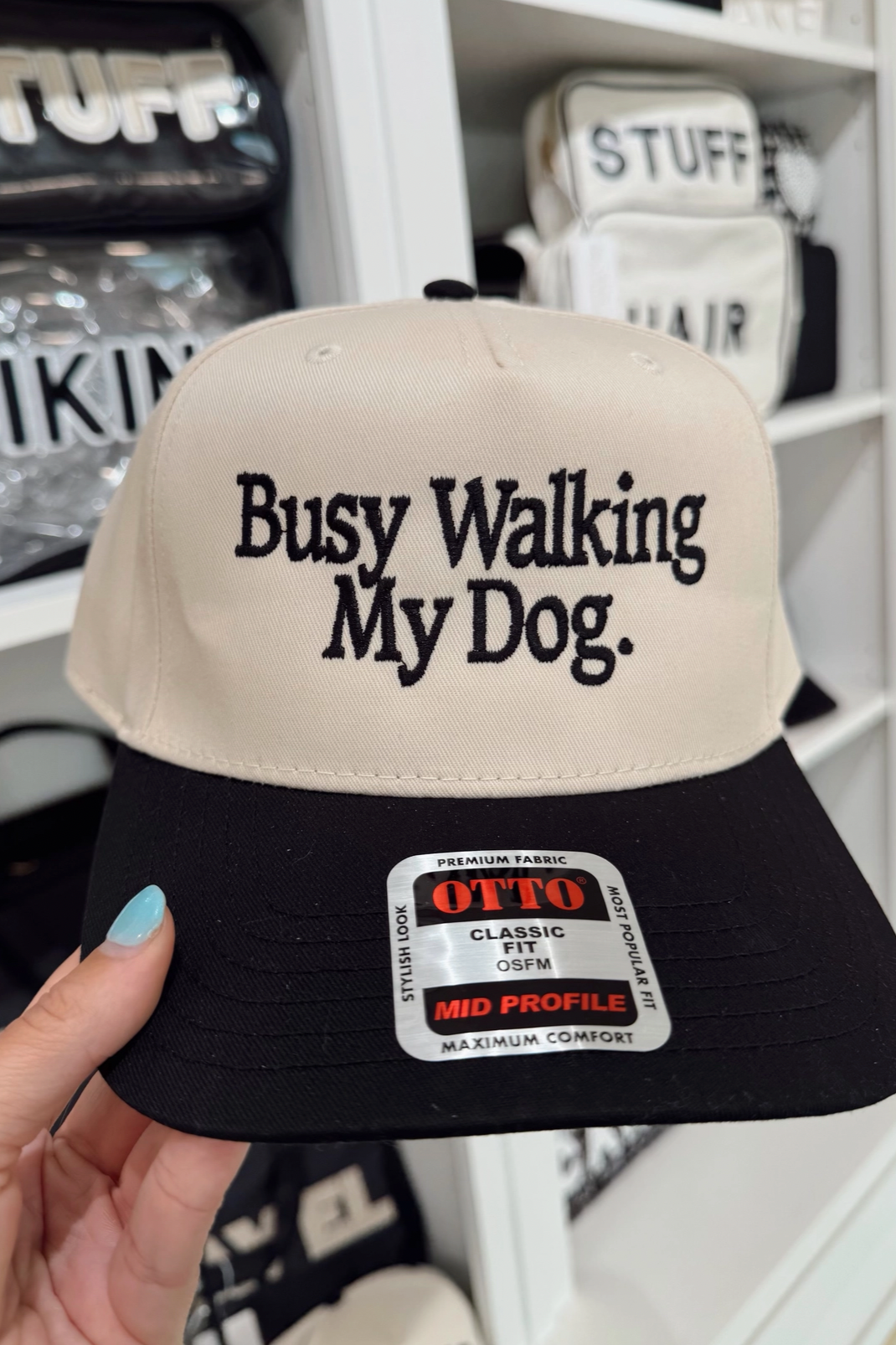 Walking My Dog Trucker Hat