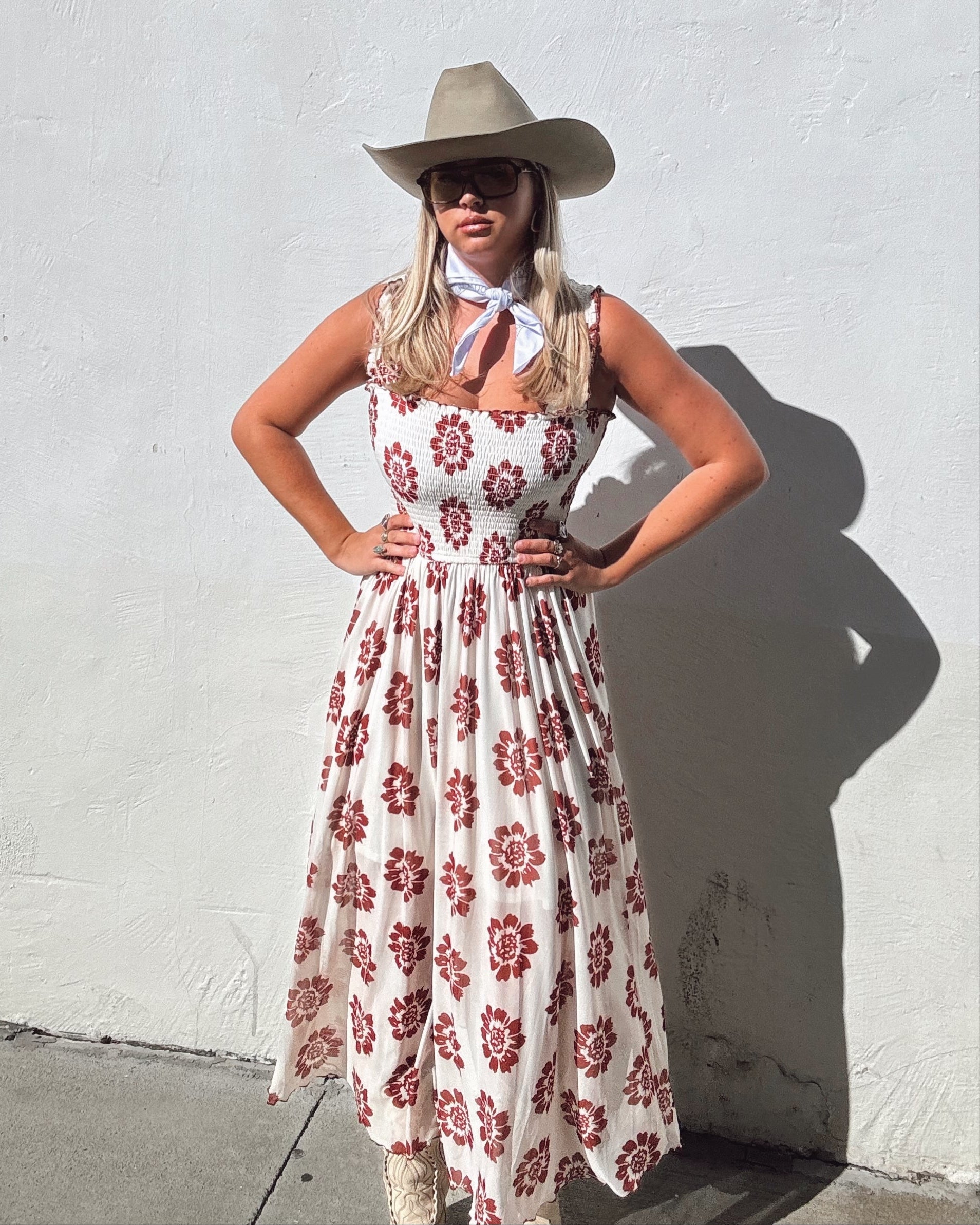 Flower Maxi Dress