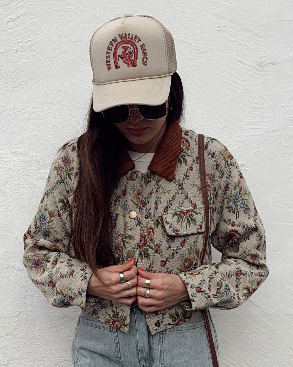 Floral Tapestry Barn Jacket