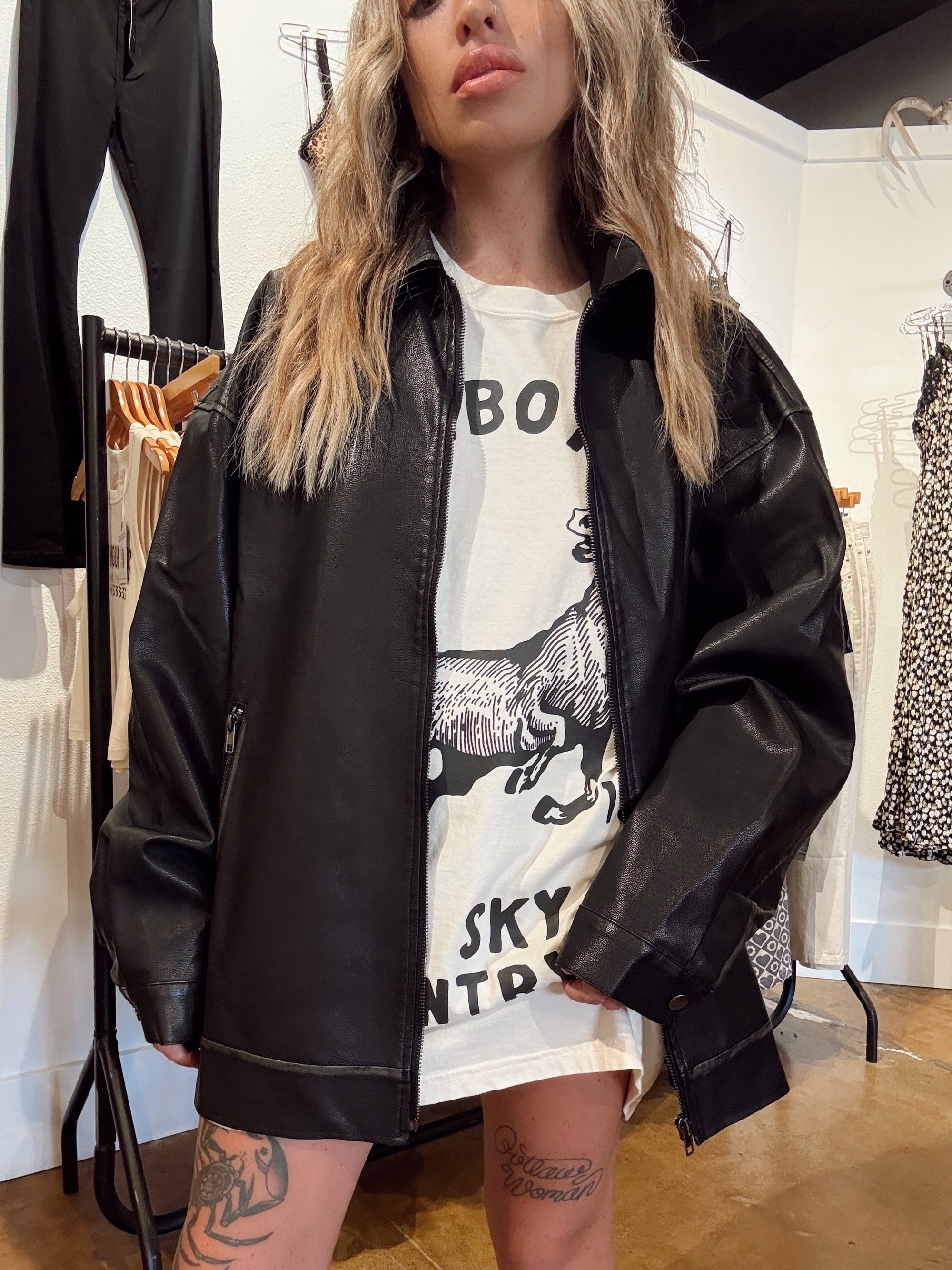 Boyfriend Leather Jacket