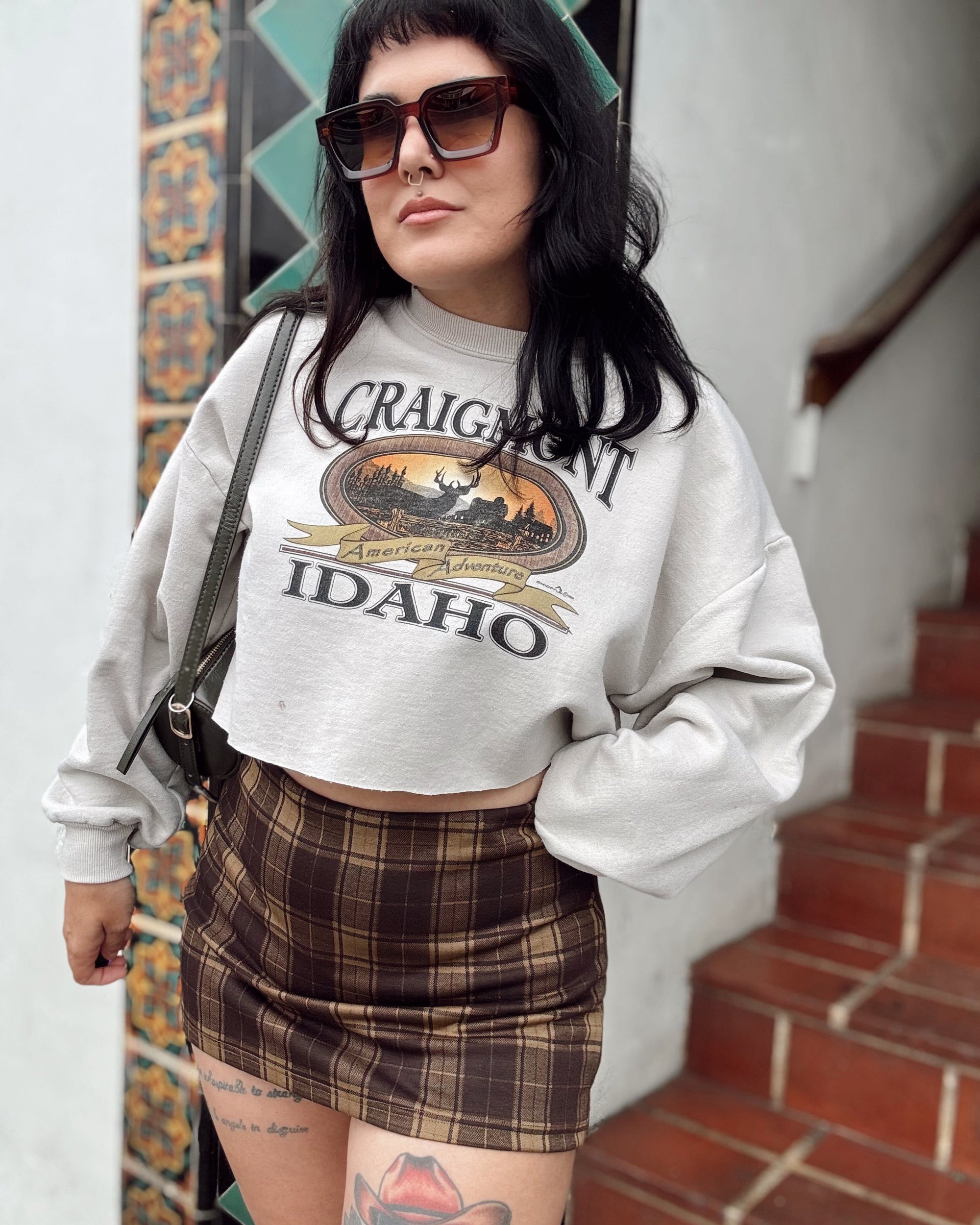 Plaid Mini Skort