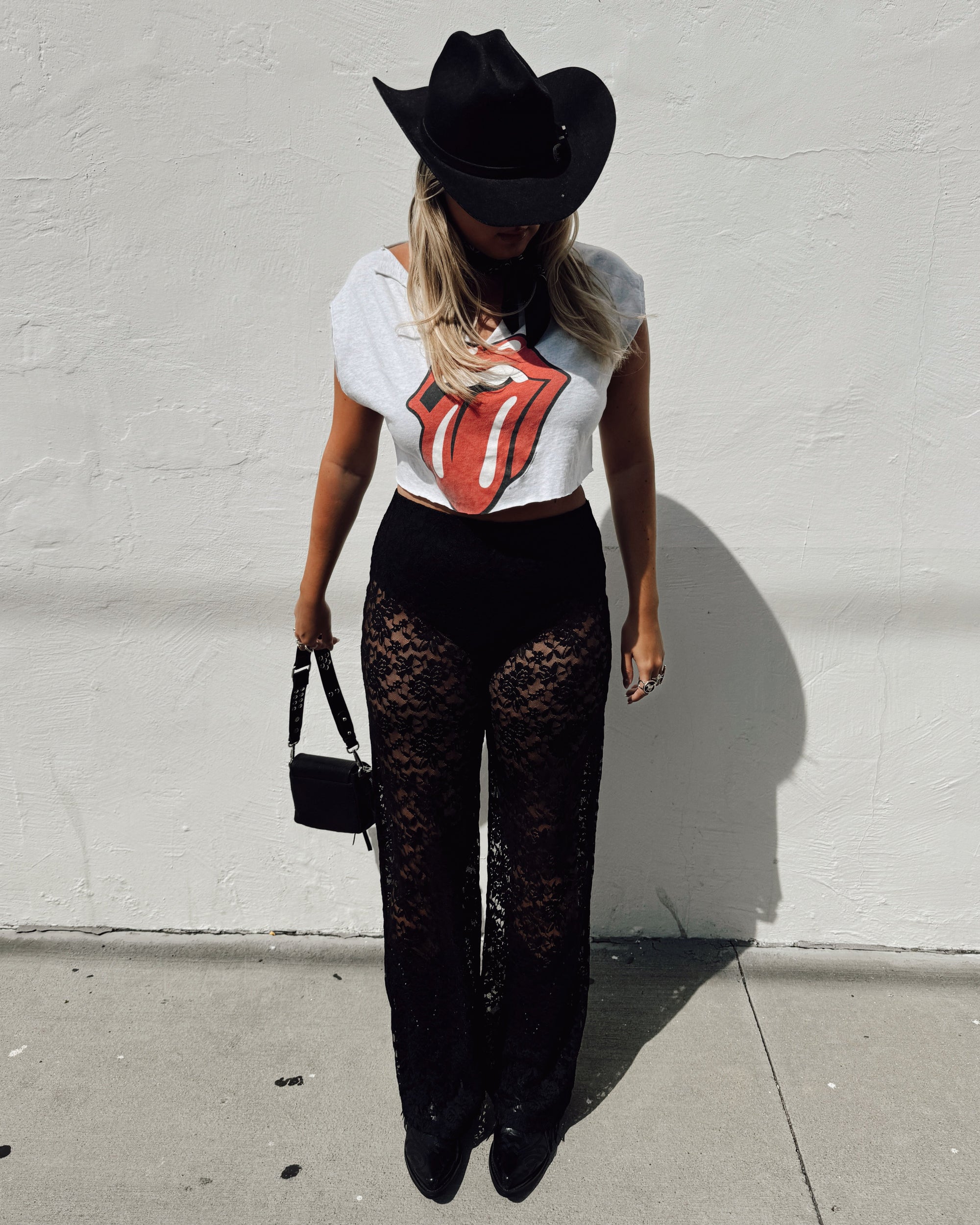 Lace Flare - Black