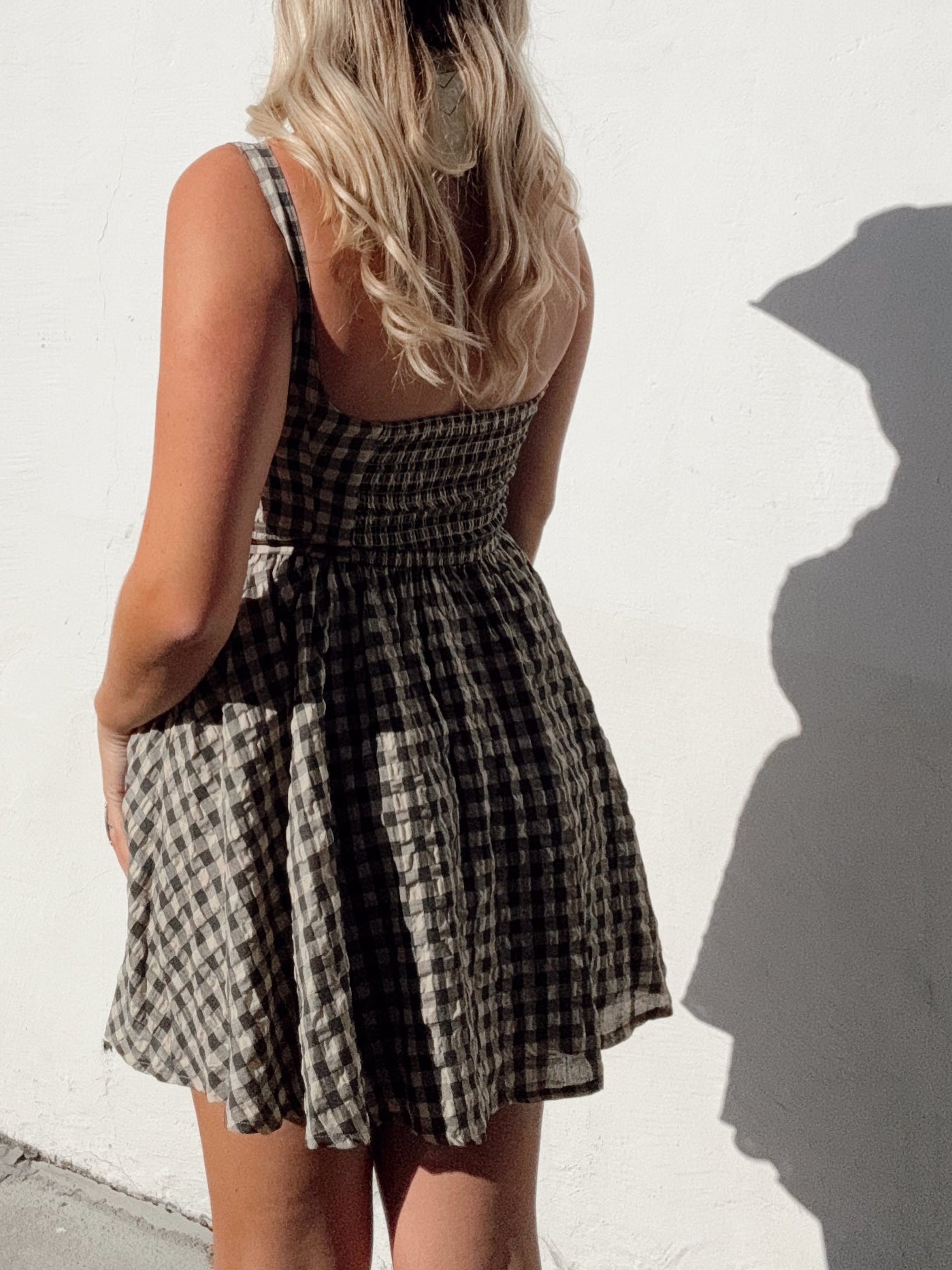 Southern Check Mini Dress