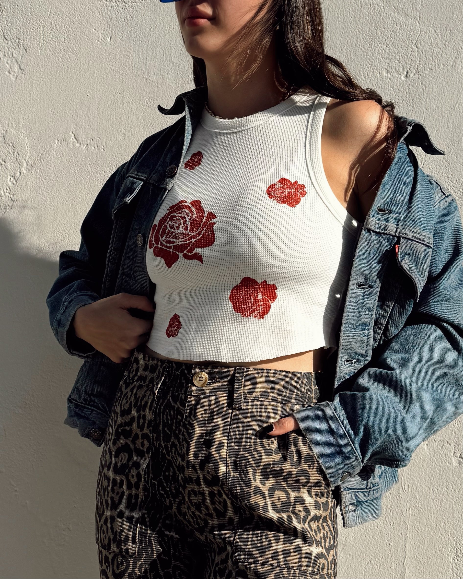 Roses Crop Tank