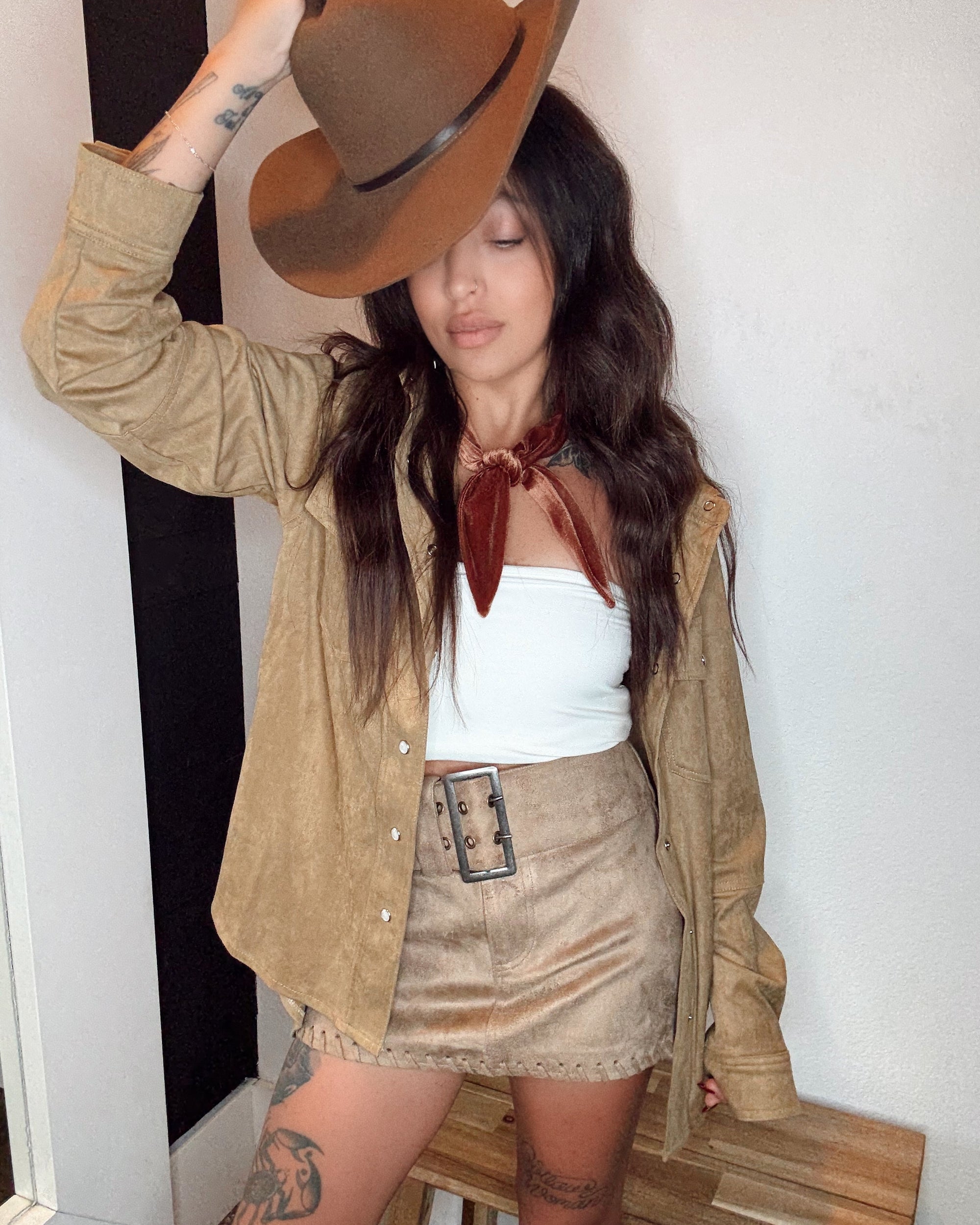 Suede Shacket