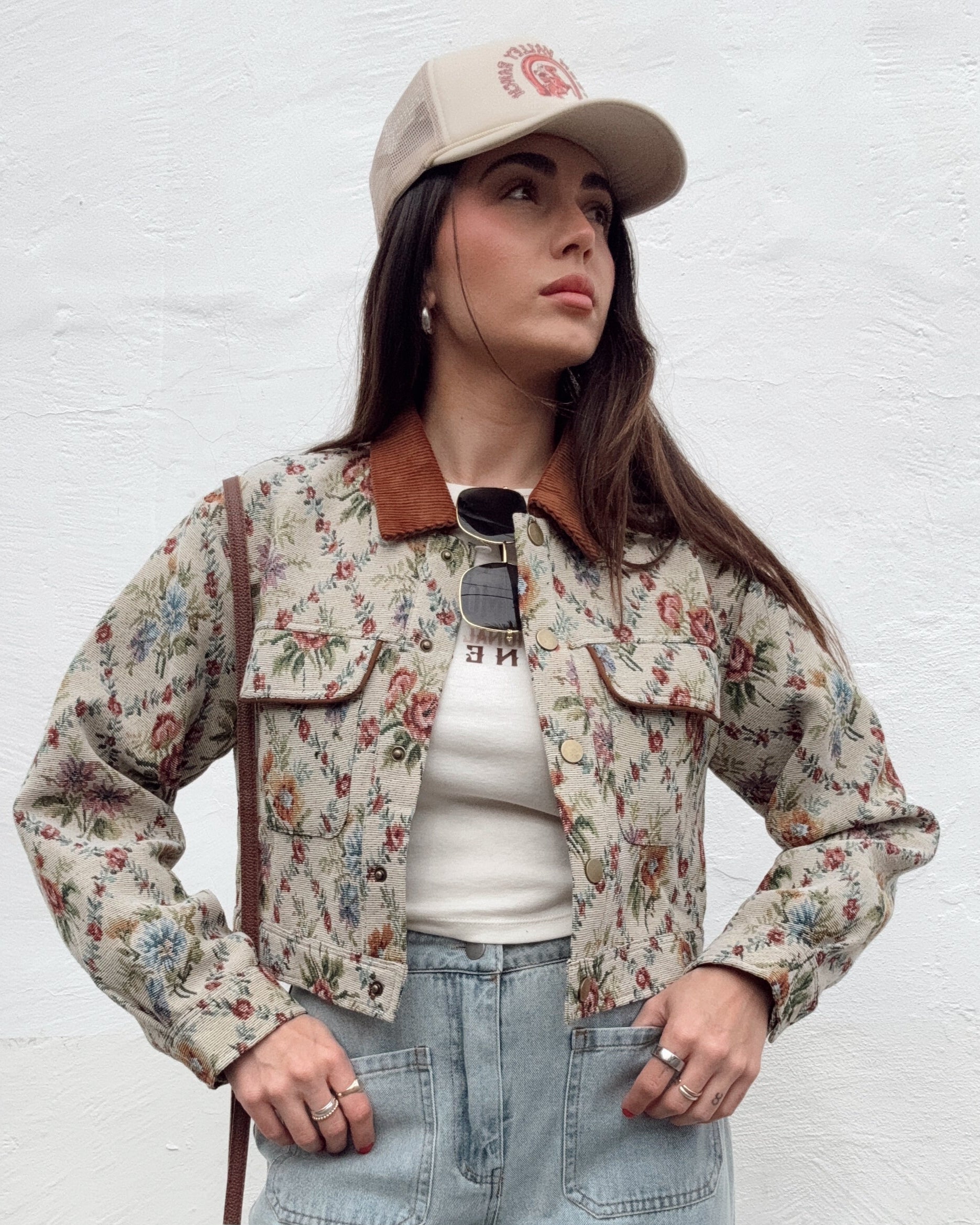 Floral Tapestry Barn Jacket