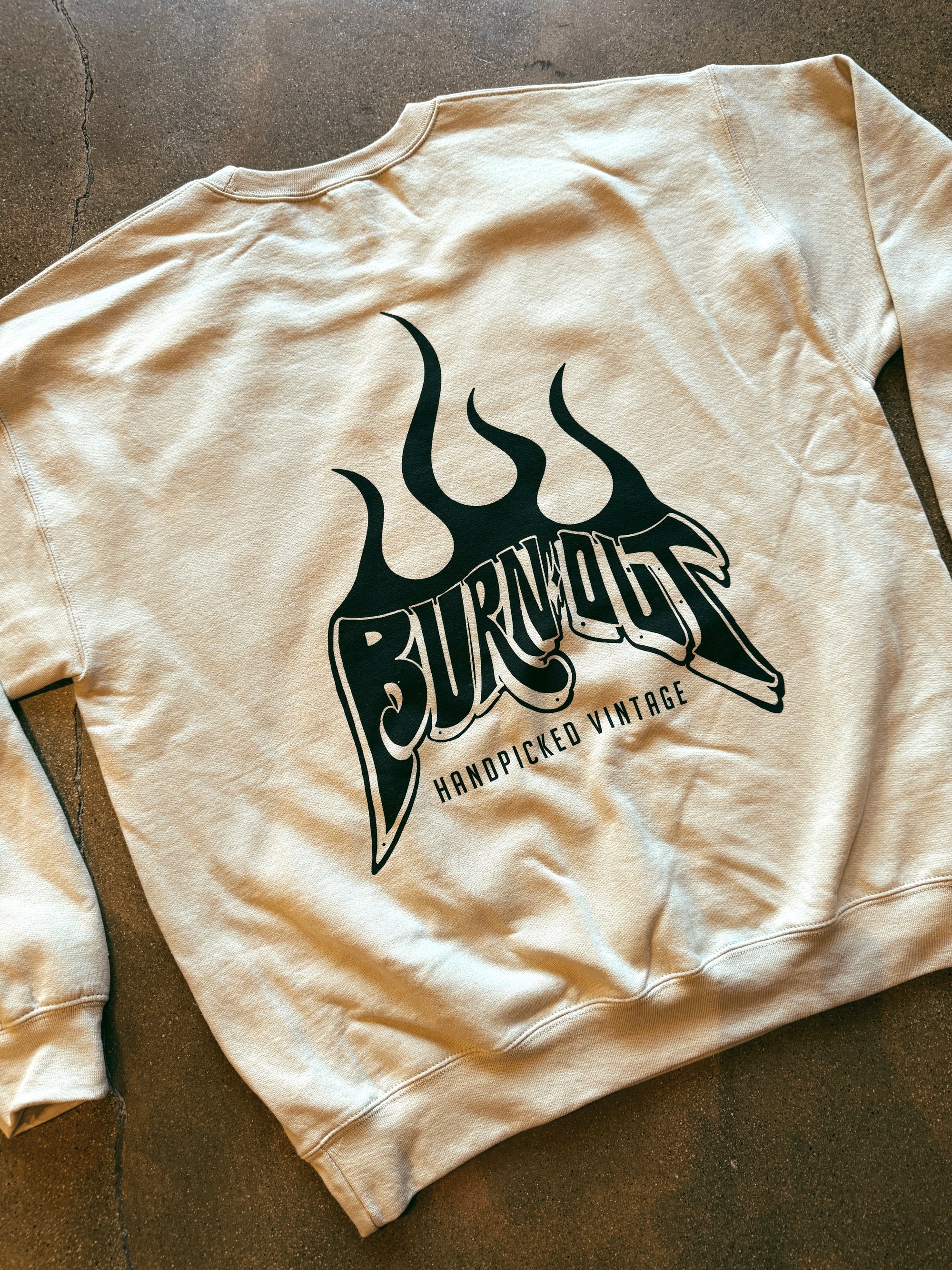 Burnout Shop Crewneck - Flame