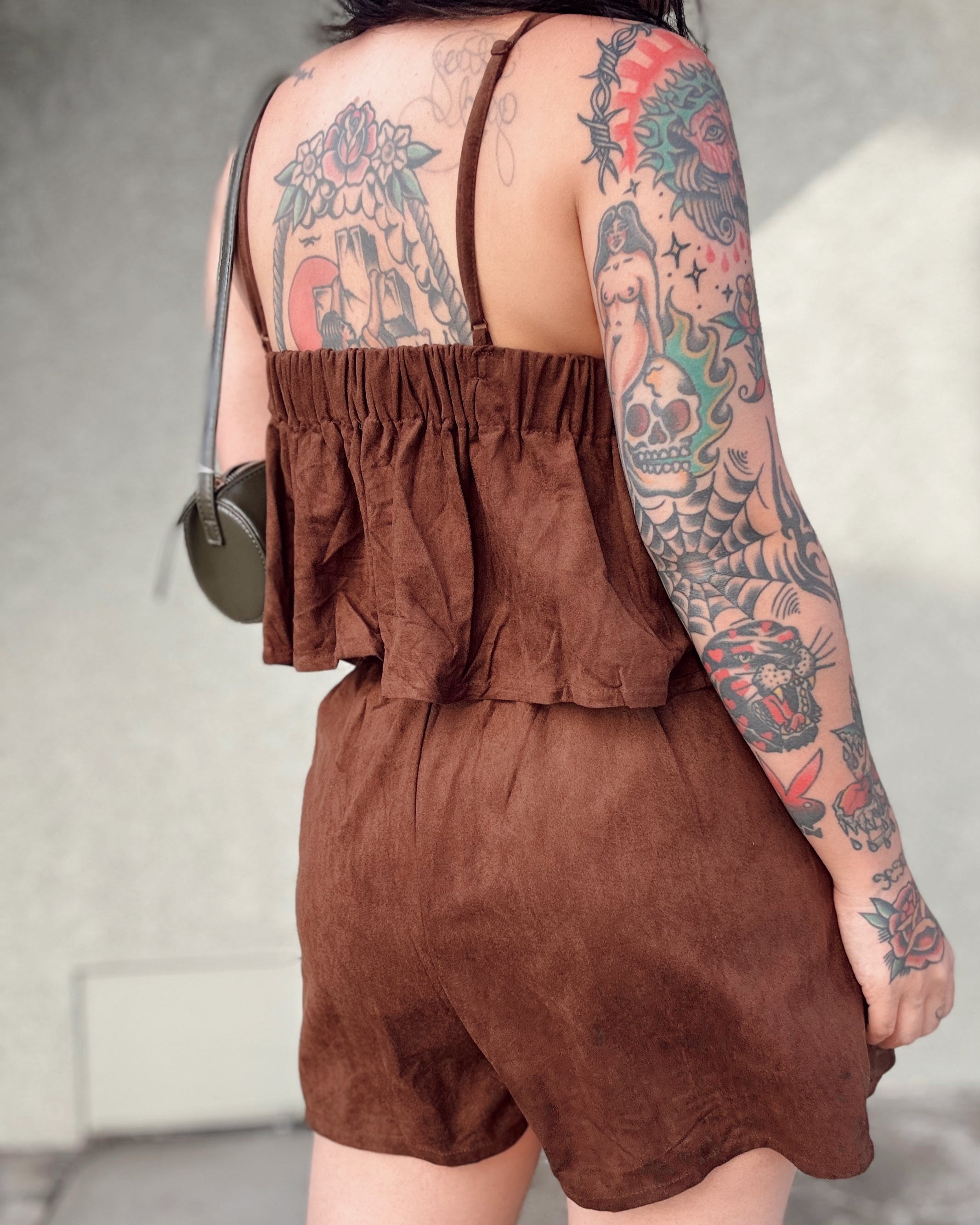Mocha Suede Set