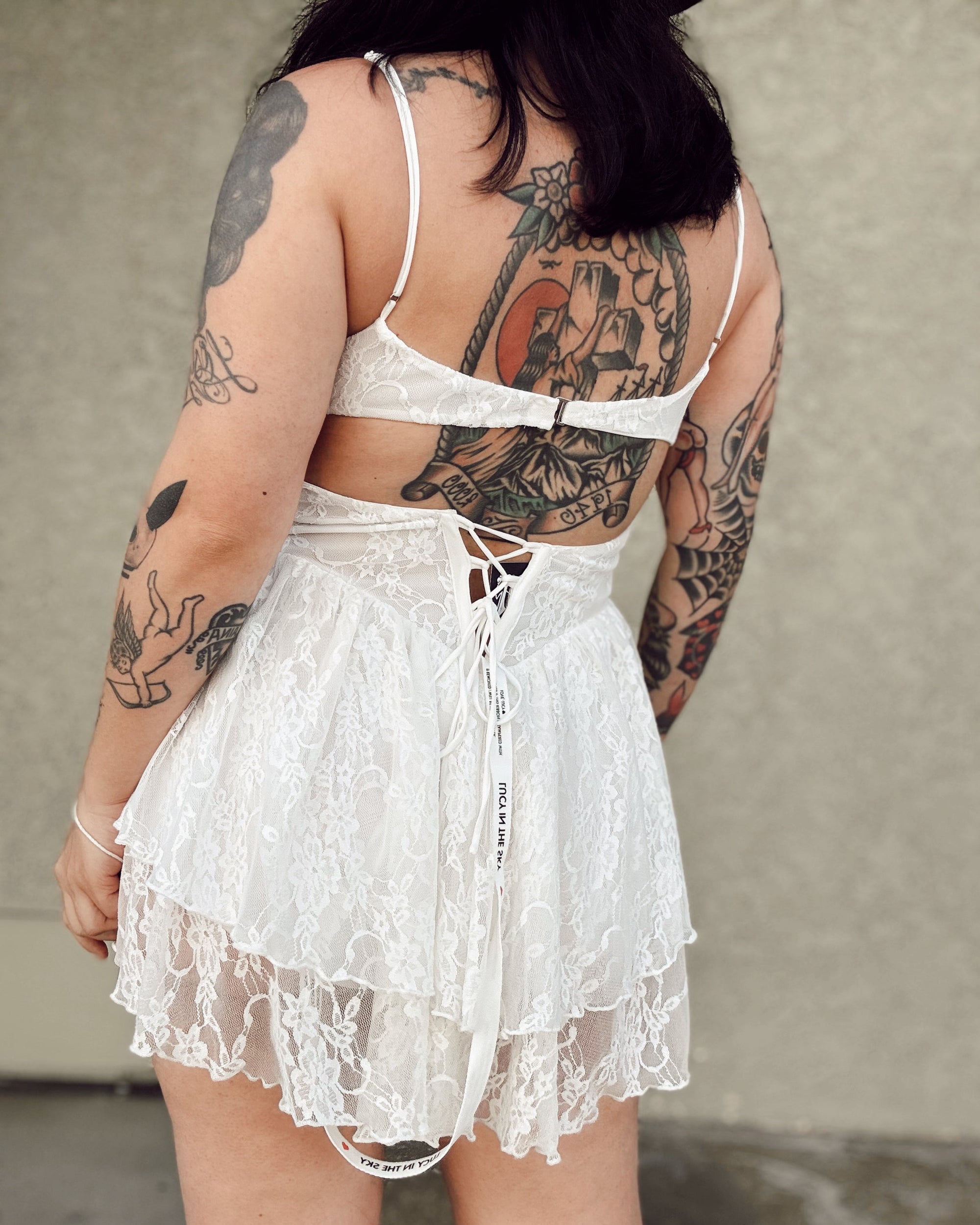 Lace Corset Romper