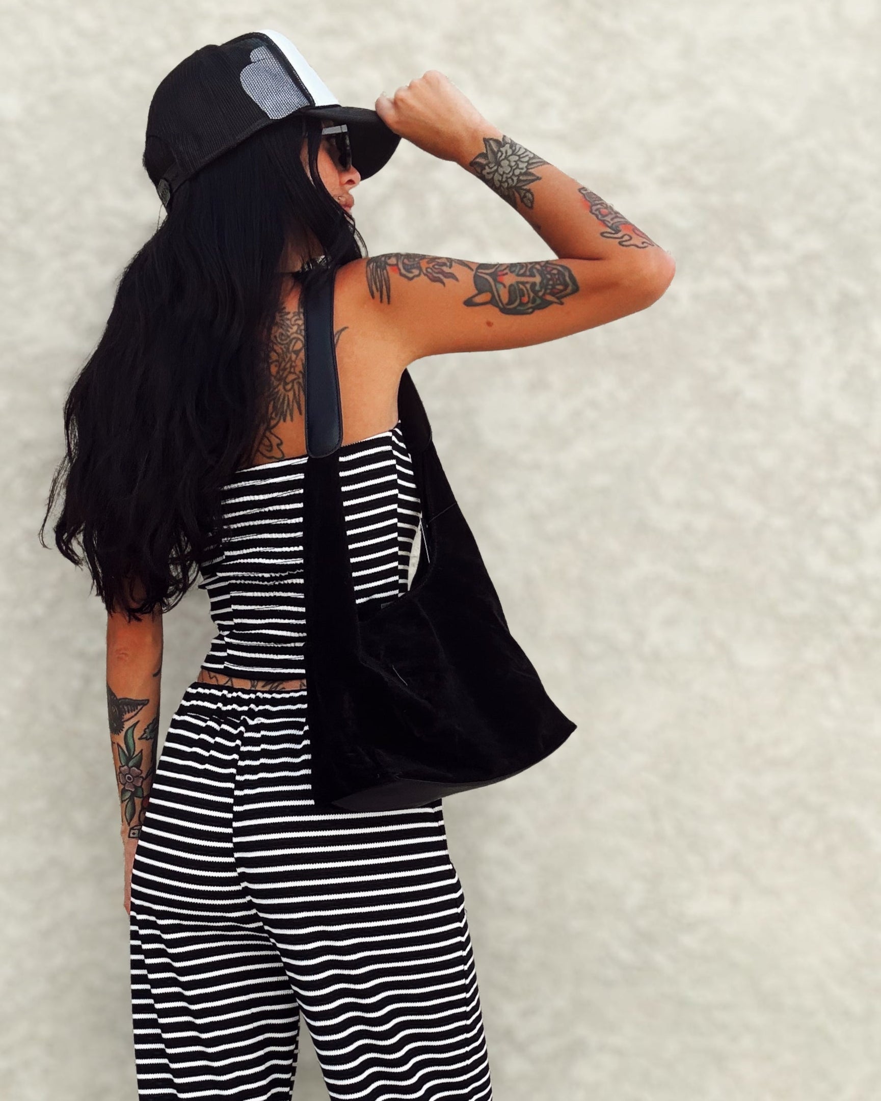 Stripe Tube Top Set