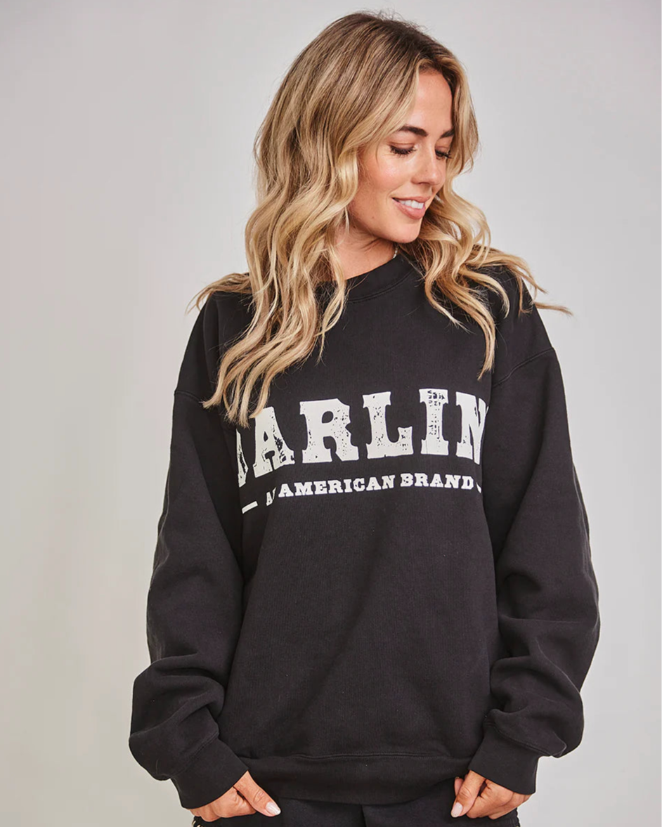 Darlin'® American Brand Crewneck - Black