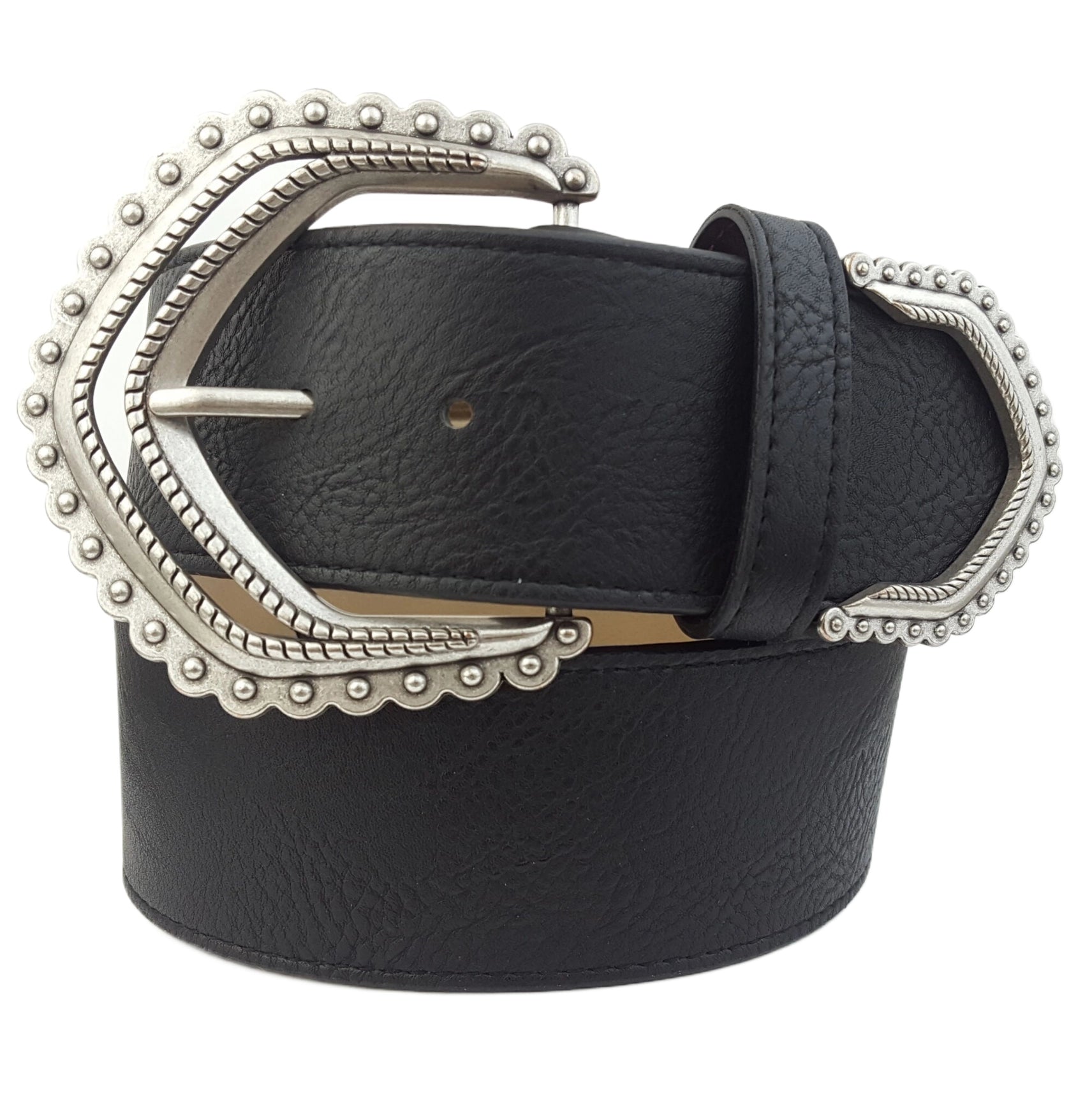 Wide Width Western Buckle Belt