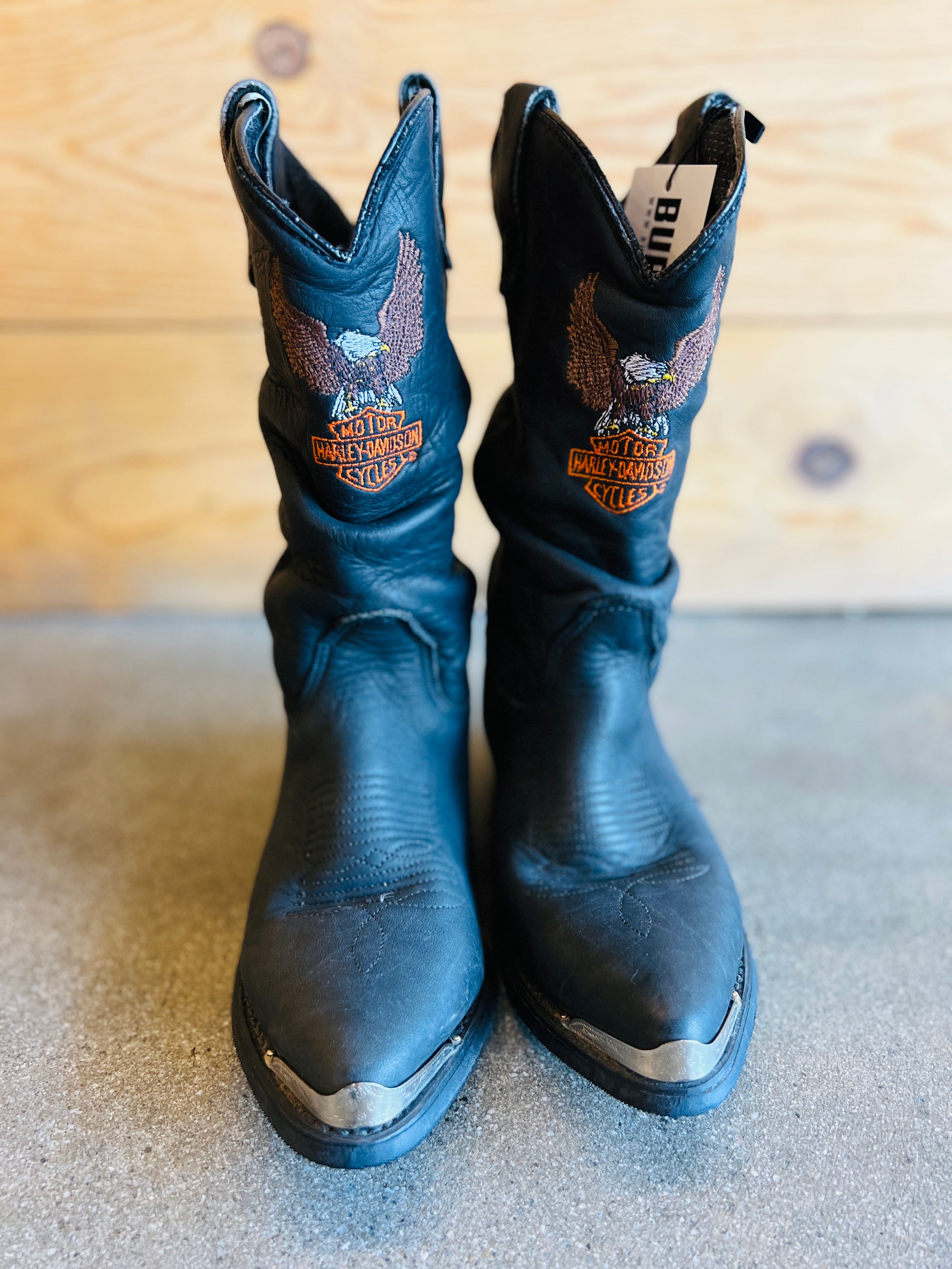 Harley Cowboy Boot Burnout