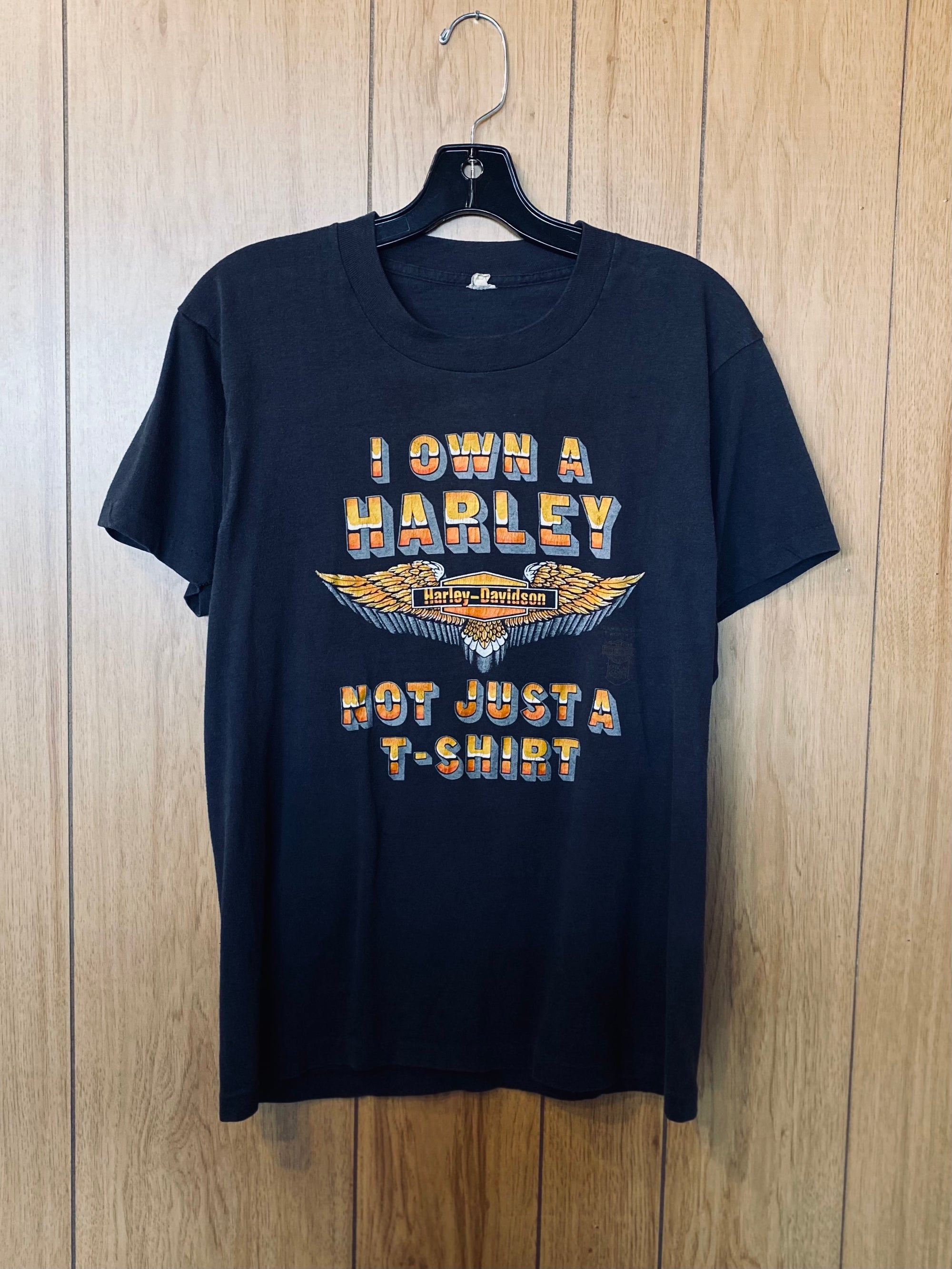 RARE Own a Harley Vintage Tee Burnout