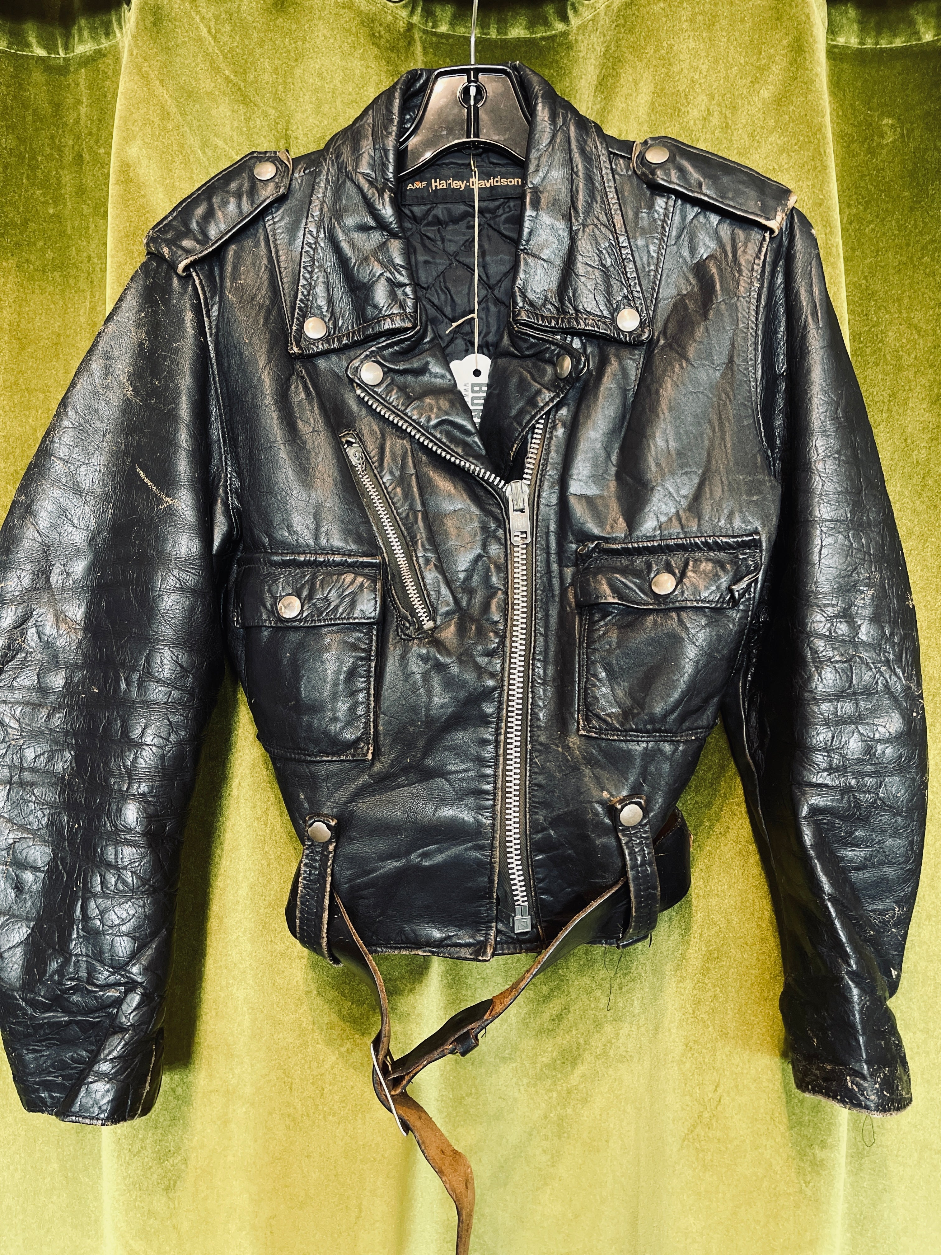 Vintage AMF Harley Leather Jacket – Burnout