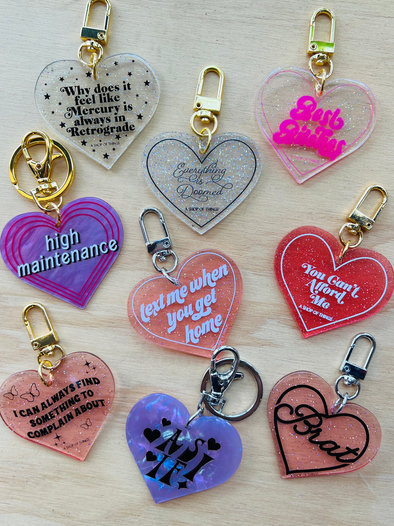Heart Keychain A Shop of Things
